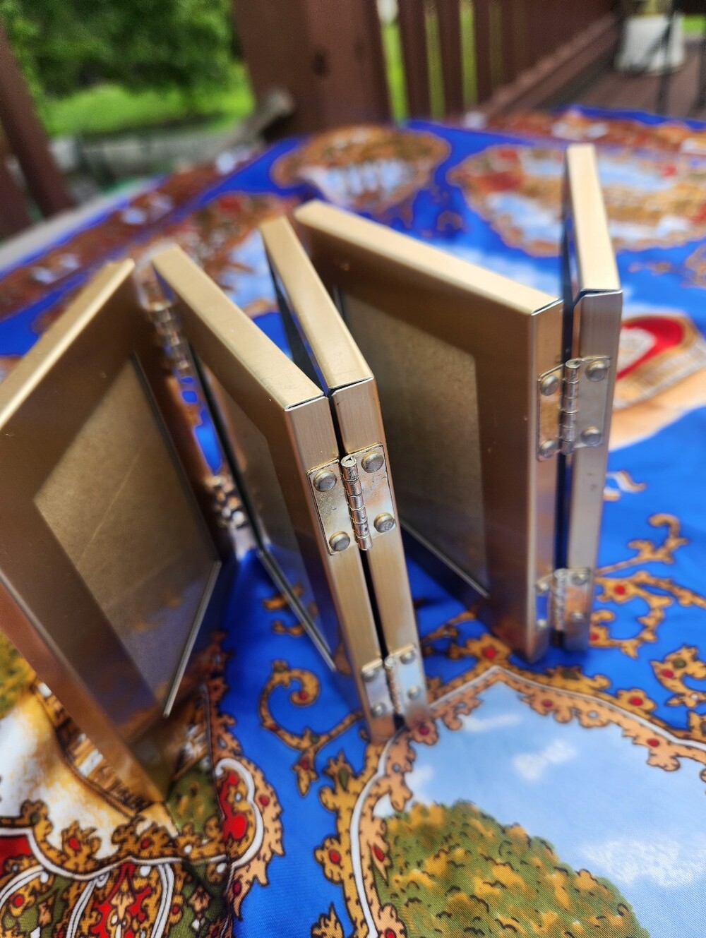 Vintage Carr Metallic Frames